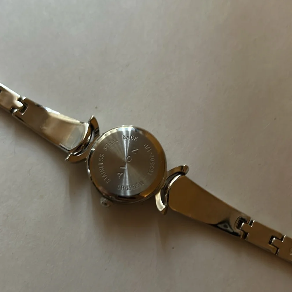 Avon Silver Watch with Colorful Dial